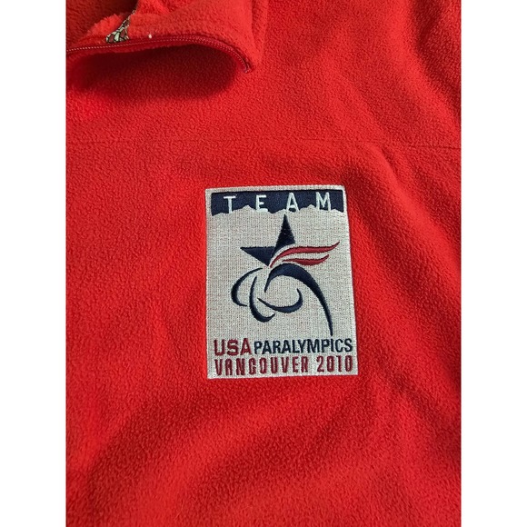 Nike Paralympic Vancouver 2010 zip up fleece size large EUC - Picture 4 of 7